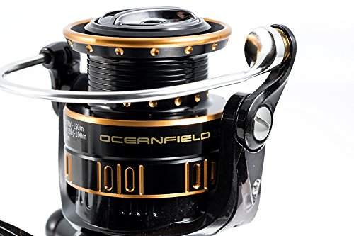 Abu Garcia OCEANFILD 3000H Spinning Reel Aluminum black bass sea bass NEW_8