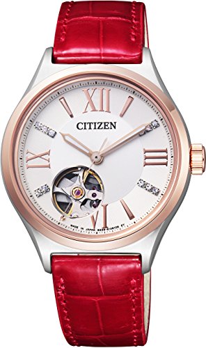 CITIZEN Collection PC1004-04A Mechanical Automatic Women's Watch Red NEW_1