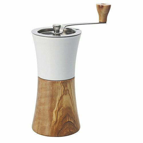 HARIO Ceramic Coffee Mill  Wood MCW-2-OV NEW from Japan_1