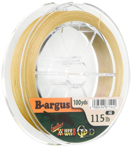 YGK YOZ-AMI B-argus Excellent WX8 PE 100yds 115lb #8 Ivory Braided Fishing Line_1