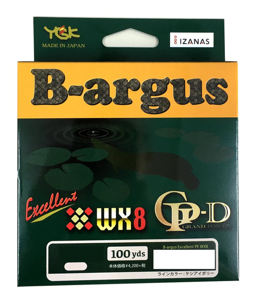 YGK YOZ-AMI B-argus Excellent WX8 PE 100yds 80lb #5  Ivory Braided Fishing Line_1