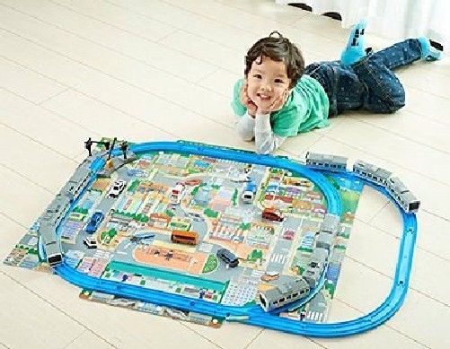 TAKARA TOMY PLARAIL TRANSFORM INTO BOX! PLAY MAP SET NEW from Japan F/S_2