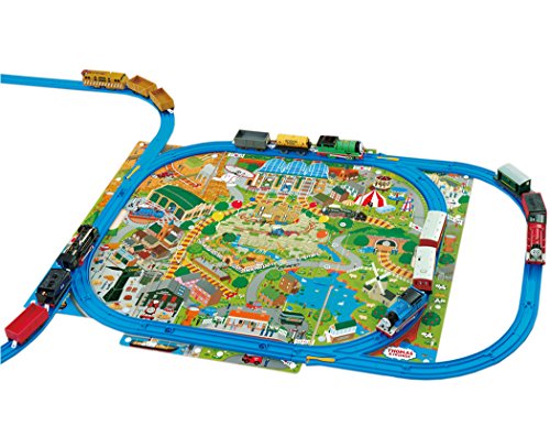 TAKARA TOMY PLARAIL THOMAS & FRIENDS TRANSFORM INTO BOX! PLAY MAP SET NEW Japan_1