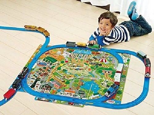 TAKARA TOMY PLARAIL THOMAS & FRIENDS TRANSFORM INTO BOX! PLAY MAP SET NEW Japan_2
