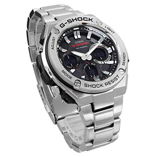 CASIO G-SHOCK Watch GST-S110D-1A Men's Silver Band Analog Digital solar NEW_5