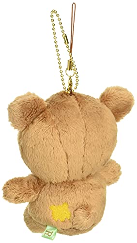San-x Rilakkuma Hanging Stuffed Toy Animal Plush Doll Key Chain 11x10x6cm NEW_2