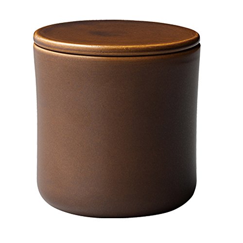 Kinto Coffee Canister SCS 600ml Brown 27669 Ceramic W110xH115mm Mcrowavable NEW_1