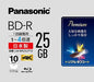 Panasonic Blu-ray Disc 4x Recordable 1 side 25GB write-once 10 disks LM-BR25LP10_1