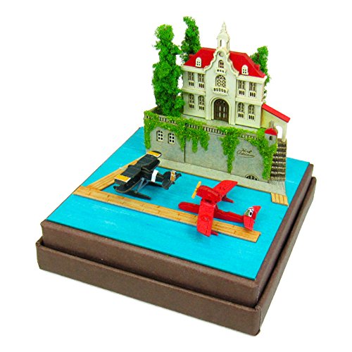 Sankei Studio Ghibli mini Porco Rosso Adriano & flying boat paper craft MP07-21_3