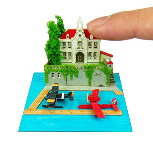 Sankei Studio Ghibli mini Porco Rosso Adriano & flying boat paper craft MP07-21_6