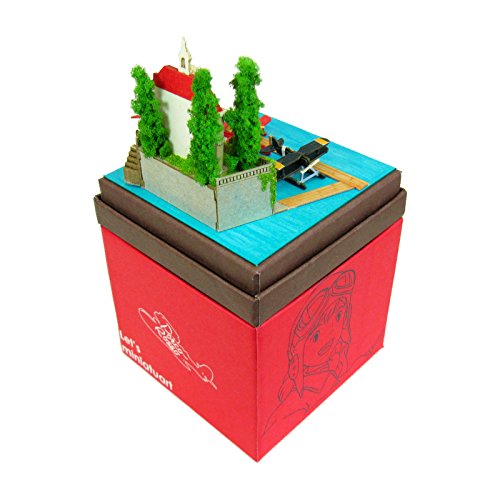 Sankei Studio Ghibli mini Porco Rosso Adriano & flying boat paper craft MP07-21_8