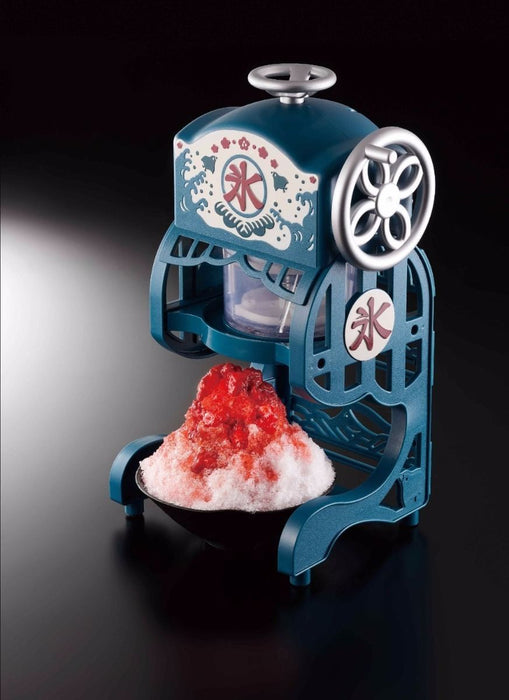 DOSHISHA Electric Full-Scale Fuffy Snow Cone Maker Blue DCSP-1651 NEW from Japan_2
