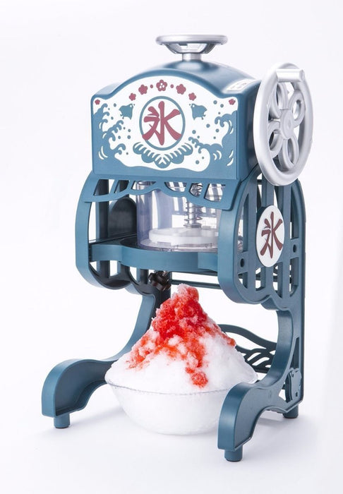 DOSHISHA Electric Full-Scale Fuffy Snow Cone Maker Blue DCSP-1651 NEW from Japan_3
