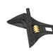 Fujiya black gold light monkey wrench 0-43 mm FLA-43-BG spanner NEW from Japan_3