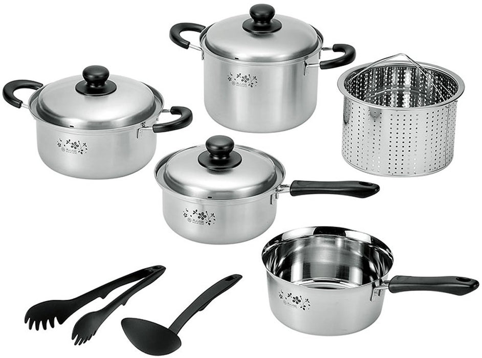 ENJIN NO TAKUMI Ougin Kitchen Tools 6-Piece Set Stainless Steel ETS-2000 NEW_1
