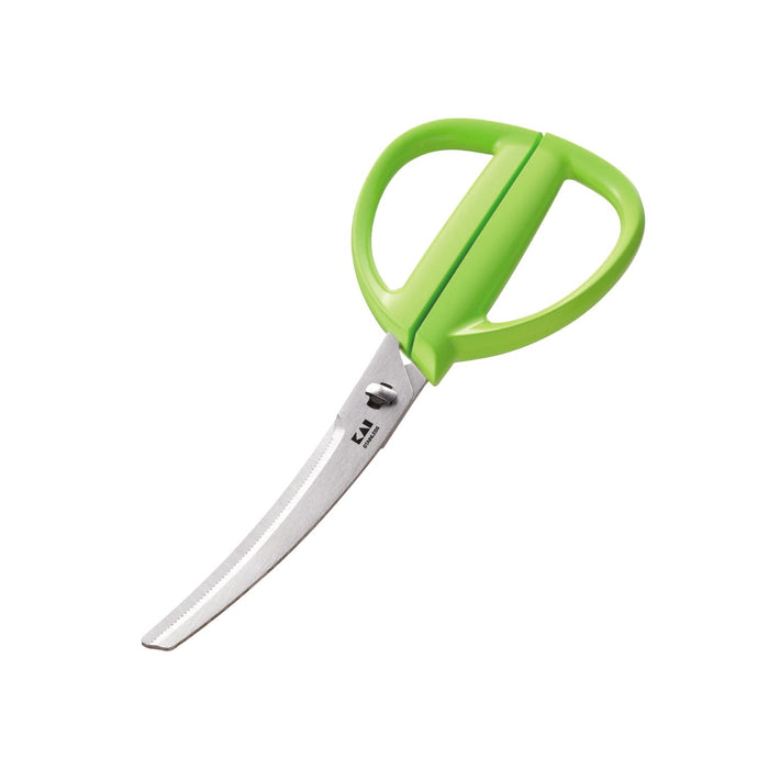 KAI Curved Kitchen Scissors Separate type Green with Case House Select DH-2052_1