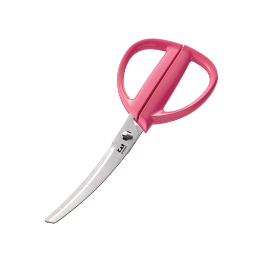KAI Curved Kitchen Scissors Separate type Pink with Case made in Japan DH-2054_1