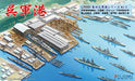 Fujimi 1/3000 collect naval port series No.3 Kure naval port Plastic Model Kit_4