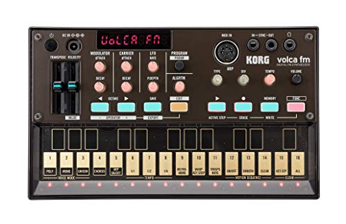 KORG Digital Synthesizer VOLCAFM 16 step sequencer Compact size Black NEW_1