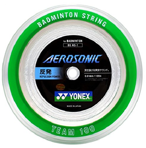 YONEX Badminton Strings Aerosonic 0.61mm 100m BGAS1 White Made in Japan NEW_1