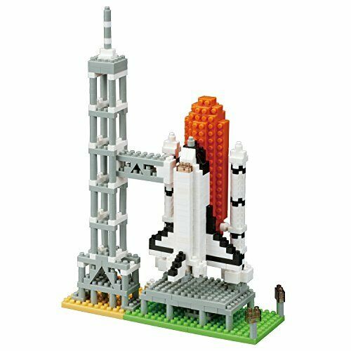 Nanoblock Space Shuttle & Launch Tower NBH-131 NEW from Japan_1