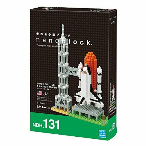 Nanoblock Space Shuttle & Launch Tower NBH-131 NEW from Japan_2