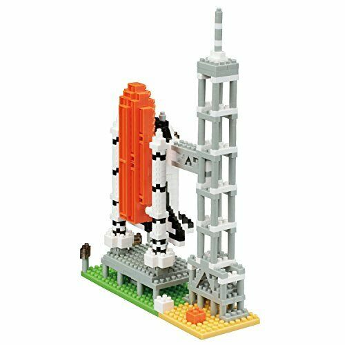 Nanoblock Space Shuttle & Launch Tower NBH-131 NEW from Japan_5