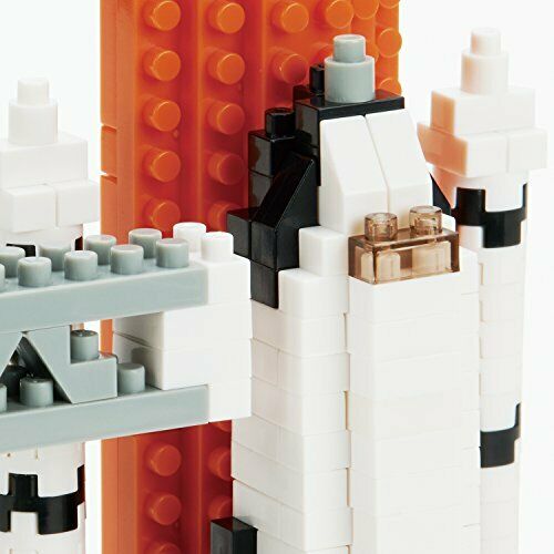 Nanoblock Space Shuttle & Launch Tower NBH-131 NEW from Japan_6