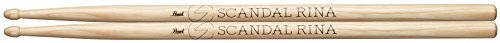 PEARL Drum Stick SCANDAL RINA Model 174H 1 Pair 14.5x408mm hickory Arrow Tip NEW_4