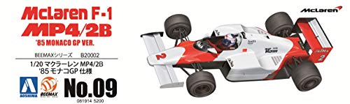 AOSHIMA 1/20 BEEMAX Series No.9 McLaren MP4/2B 1985 Monaco Grand Prix model kit_4