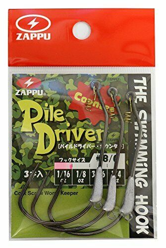 ZAPPU Fishing Hook Pile Driver Counter #6/0 1.8g 3pcs NEW from Japan_1