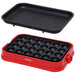 Iris Ohyama Takoyaki Grill Pan, Red NEW from Japan_1