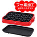 Iris Ohyama Takoyaki Grill Pan, Red NEW from Japan_2