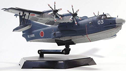 Aoshima J.M.S.D.F Rescue flying boat US-2 1/144 Plastic model kit NEW from Japan_4