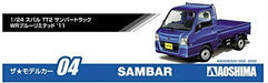 Aoshima 1/24 Subaru TT1 Samber Truck WR Blue Limited '11 Plastic Model Kit NEW_5