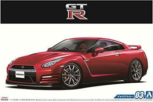 Aoshima 1/24 Nissan R35 GT-R Pure Edition '14 Plastic Model Kit NEW from Japan_4