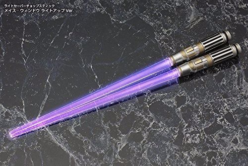 Kotobukiya Star Wars Lightsaber Chopsticks MACE WINDO Light Up Ver Renewal NEW_2