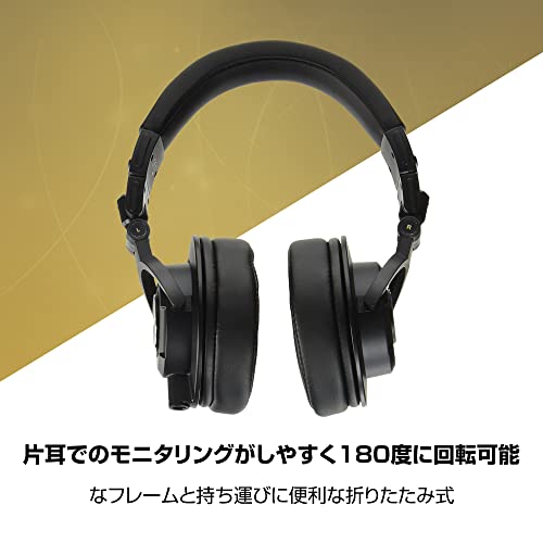 Marantz Pro Enclosed monitor headphone with 50 mm driver Folding MPH-2 NEW_4