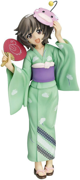 Girls und Panzer YUKARI AKIYAMA Yukata Ver 1/8 PVC Figure FREEing NEW from Japan_1