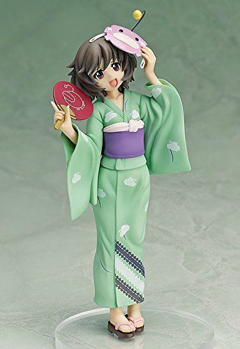 Girls und Panzer YUKARI AKIYAMA Yukata Ver 1/8 PVC Figure FREEing NEW from Japan_3