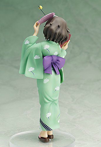 Girls und Panzer YUKARI AKIYAMA Yukata Ver 1/8 PVC Figure FREEing NEW from Japan_4