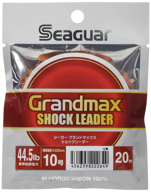 KUREHA Seaguar Grandmax SHOCK LEADER 20m 44.5lb #10 Saltwater Fishing Line NEW_1