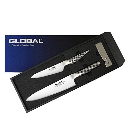 Global GST-B2 Gyuto Petti Knives Sharpener 3piece set Kitchenware NEW from Japan_1