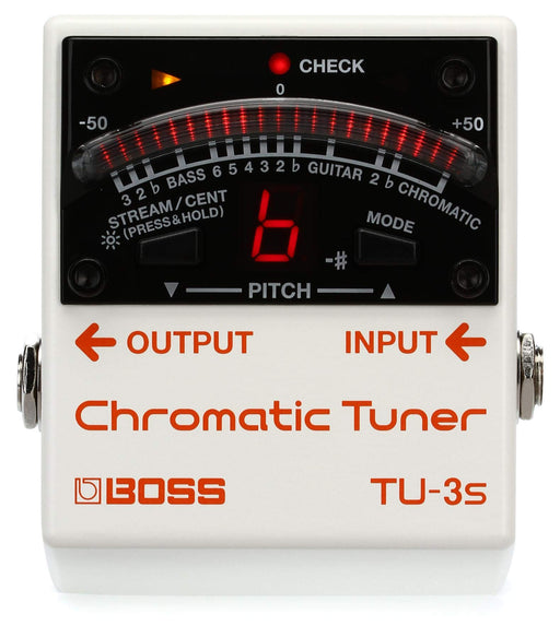 Boss TU-3S Chromatic Tuner Compact Size Miniaturization of a long-selling tuner_1