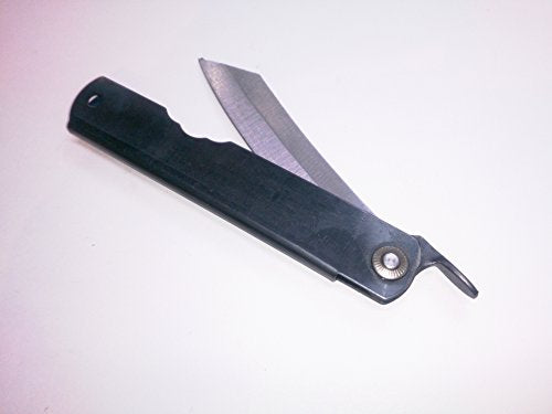 Higonokami Chrome Knife (Large, All Steel Blade Hinge Stainless Kikuza type) NEW_2