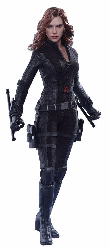 Movie Masterpiece CIVIL WAR Captain America BLACK WIDOW 1/6 Figure Hot Toys NEW_1
