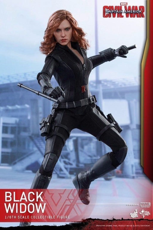 Movie Masterpiece CIVIL WAR Captain America BLACK WIDOW 1/6 Figure Hot Toys NEW_2