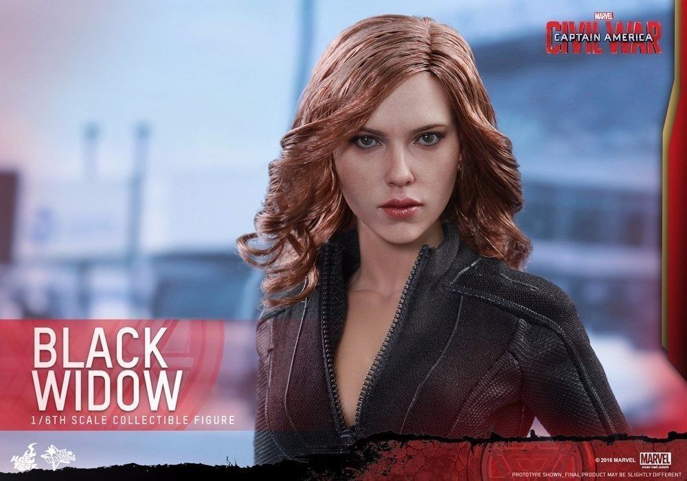 Movie Masterpiece CIVIL WAR Captain America BLACK WIDOW 1/6 Figure Hot Toys NEW_3