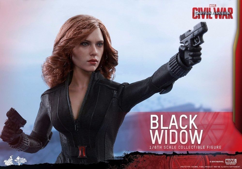 Movie Masterpiece CIVIL WAR Captain America BLACK WIDOW 1/6 Figure Hot Toys NEW_5