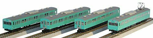 Z Scale J.N.R. Series 103 Emerald Green Joban Line Type Basic 4-Car Set NEW_1